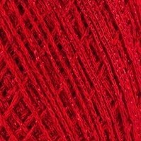 8222 Rød GLITTER STRIKKEGARN